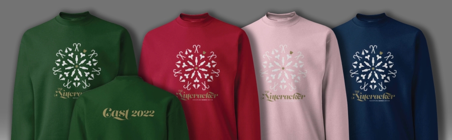 Sweatshirt Mockups for HDC Nutcracker